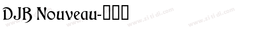 DJB Nouveau字体转换